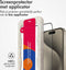Accezz Screenprotector Geschikt voor iPhone 15 Pro - Accezz Triple Strong Full Cover Glass Screenprotector met bio applicator