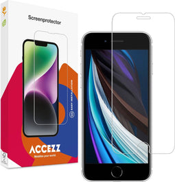 Accezz Screenprotector Geschikt voor iPhone SE (2020) / SE (2022) - Accezz Gehard Glas Screenprotector