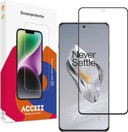 Accezz Screenprotector Geschikt voor OnePlus 12 - Accezz Gehard Glass Full Cover
