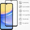 Accezz Screenprotector Geschikt voor Samsung Galaxy A15 (4G) / A15 (5G) - Accezz Triple Strong Full Cover Glass Screenprotector met bio applicator