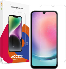 Accezz Screenprotector Geschikt voor Samsung Galaxy A24 / A25 (5G) - Accezz Gehard Glas Screenprotector