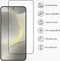 Accezz Screenprotector Geschikt voor Samsung Galaxy S24 - Accezz Triple Strong Full Cover Glass Screenprotector met bio applicator