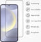 Accezz Screenprotector Geschikt voor Samsung Galaxy S24 Plus - Accezz Triple Strong Full Cover Glass Screenprotector met bio applicator