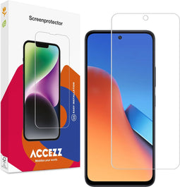 Accezz Screenprotector Geschikt voor Xiaomi Redmi 12 - Accezz Gehard Glas Screenprotector
