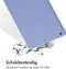 Accezz Tablet Hoes Geschikt voor iPad 7 10.2 (2019) 7e generatie / iPad 9 10.2 (2021) 9e generatie / iPad 8 10.2 (2020) 8e generatie - Accezz Liquid Silicone Backcover zonder penhouder - Lila /Lila