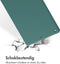 Accezz Tablet Hoes Geschikt voor iPad 8 10.2 (2020) 8e generatie / iPad 7 10.2 (2019) 7e generatie / iPad 9 10.2 (2021) 9e generatie - Accezz Liquid Silicone Backcover zonder penhouder - Donkergroen /Donkergroen
