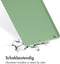Accezz Tablet Hoes Geschikt voor iPad 8 10.2 (2020) 8e generatie / iPad 7 10.2 (2019) 7e generatie / iPad 9 10.2 (2021) 9e generatie - Accezz Liquid Silicone Backcover zonder penhouder - Lichtgroen /Lichtgroen