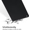 Accezz Tablet Hoes Geschikt voor iPad 8 10.2 (2020) 8e generatie / iPad 7 10.2 (2019) 7e generatie / iPad 9 10.2 (2021) 9e generatie - Accezz Liquid Silicone Backcover zonder penhouder - Zwart /Zwart