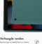 Accezz Tablet Hoes Geschikt voor iPad 8 10.2 (2020) 8e generatie / iPad 7 10.2 (2019) 7e generatie / iPad 9 10.2 (2021) 9e generatie - Accezz Liquid Silicone Backcover zonder penhouder - Donkergroen /Donkergroen