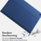 Accezz Tablet Hoes Geschikt voor iPad 8 10.2 (2020) 8e generatie / iPad 7 10.2 (2019) 7e generatie / iPad 9 10.2 (2021) 9e generatie - Accezz Classic Tablet Case - Donkerblauw /Donkerblauw