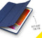 Accezz Tablet Hoes Geschikt voor iPad 8 (2020) 8e generatie / iPad 7 (2019) 7e generatie / iPad 9 (2021) 9e generatie - Accezz Smart Silicone Bookcase - Blauw