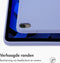 Accezz Tablet Hoes Geschikt voor iPad Air 4 (2020) /iPad Air 11 inch (2024) M2 / iPad Air 5 (2022) - Accezz Liquid Silicone Backcover met penhouder - Lila /Lila