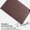 Accezz Tablet Hoes Geschikt voor iPad Air 4 (2020) /iPad Air 11 inch (2024) M2 / iPad Air 5 (2022) - Accezz Classic Tablet Case - Bruin /Bruin