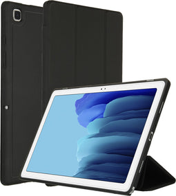 Accezz Tablet Hoes Geschikt voor Samsung Galaxy Tab A7 - Accezz Smart Silicone Bookcase - Zwart
