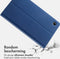 Accezz Tablet Hoes Geschikt voor Samsung Galaxy Tab A9 8.7 inch - Accezz Classic Tablet Case - Donkerblauw /Donkerblauw