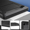 Accezz Tablet Hoes Geschikt voor Samsung Galaxy Tab A9 - Accezz Rugged Back Case - Zwart