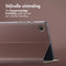 Accezz Tablet Hoes Geschikt voor Samsung Galaxy Tab A9 - Accezz Classic Tablet Case - Bruin