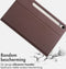 Accezz Tablet Hoes Geschikt voor Samsung Galaxy Tab S9 11.0 inch FE / Tab S9 - Accezz Classic Tablet Case - Bruin /Bruin