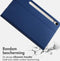 Accezz Tablet Hoes Geschikt voor Samsung Galaxy Tab S9 11.0 inch FE / Tab S9 - Accezz Classic Tablet Case - Donkerblauw /Donkerblauw