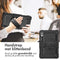 Accezz Tablet Hoes Geschikt voor Samsung Galaxy Tab S9 Plus - Accezz Rugged Backcover Shoulder Strap - Zwart