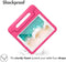 Accezz Tablet Hoes Kinderen Geschikt voor iPad 9 10.2 (2021) 9e generatie / iPad 7 10.2 (2019) 7e generatie / iPad 8 10.2 (2020) 8e generatie - Accezz Kidsproof Backcover met handvat b2b - Roze /Roze