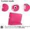 Accezz Tablet Hoes Kinderen Geschikt voor iPad 9 10.2 (2021) 9e generatie / iPad 7 10.2 (2019) 7e generatie / iPad 8 10.2 (2020) 8e generatie - Accezz Kidsproof Backcover met handvat b2b - Roze /Roze