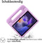 Accezz Tablet Hoes Kinderen Geschikt voor Samsung Galaxy Tab A8 (2021/2022) - Accezz Kidsproof Backcover met handvat b2b - Paars /Lila