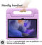 Accezz Tablet Hoes Kinderen Geschikt voor Samsung Galaxy Tab A8 (2021/2022) - Accezz Kidsproof Backcover met handvat b2b - Paars /Lila