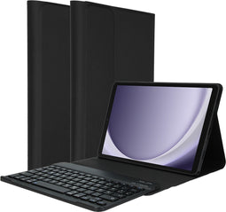 Accezz Tablet Hoes met Toetsenbord - Geschikt voor Samsung Galaxy Tab A9 8.7 inch - QWERTY Bluetooth Keyboard Bookcase - Zwart