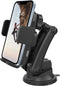 Accezz Telefoonhouders Auto - Draadloze Oplader - Telefoonhouder Auto met Zuignap - GSM Houder Auto Inclusief Autolader en USB-C Kabel - Geschikt voor Dashboard en Voorruit - Zwart