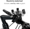 Accezz Universele Telefoonhouder Fiets - GSM Houder Fiets - Telefoonhouder Motor & Scooter - 360° Rotatie - Zwart