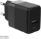 Accezz USB C / USB A Oplader Adapter - Snellader 20 Watt - Fast Charger Lader - zwart
