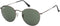 Ray-Ban Round Metal - Zonnebril - Unisex - Groen G-15 - Staalgrijs