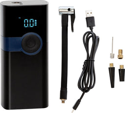 Accu Bandenpomp incl. powerbank - Fiets - Elektrische bandenpomp - Luchtpomp - Draagbaar - elektrische fietspomp - bandenpomp - compressor - USB Oplaadbaar