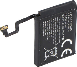 Accu geschikt voor Apple Watch 4 44mm, A2008, Li-Polymer, 3.81V, 291mAh, 1.1Wh, ingebouwd, zonder gereedschap
