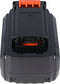 Accu geschikt voor Black & Decker BL2036, BL2036L, CLM3820L1 / L2, GLC3630L, GLC3630L / L20, GTC3655L, GTC3655L / L20, GWC3600L, GWC3600L / L20 36 volt 2000 mAh