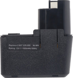Accu geschikt voor Bosch 12 Volt VES-2, VEP-2, VSP-2, NiMH 1,5Ah