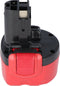 Accu geschikt voor Bosch 2607335272, 2607335273, 9,6V NiMH 1,5Ah
