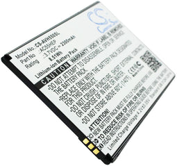 Accu geschikt voor de Archos AC55HEP accu Archos A55 Helium, Helium +, Helium Plus, afmetingen 88 x 64 x 4.20mm
