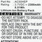 Accu geschikt voor de Archos AC55HEP accu Archos A55 Helium, Helium +, Helium Plus, afmetingen 88 x 64 x 4.20mm