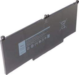 Accu geschikt voor Dell Latitude E7480, Li-Polymer, 7.6V, 7895mAh, 60.0Wh