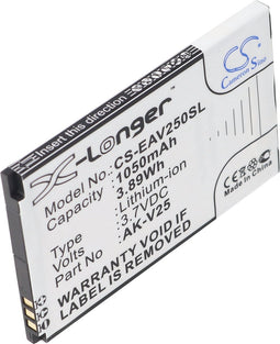 Accu geschikt voor Emporia AK-V25, AK-V25 (V2.0), Emporia Euphoria, Pure