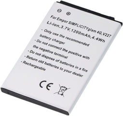 Accu geschikt voor Emporia SIMPLICITYglam 4G V227 Li-ion 3,7V 1200mAh 4,4Wh