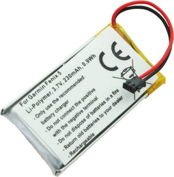 Accu geschikt voor Garmin Fenix 5, Li-Polymer, 3.7V, 230mAh, 0.9Wh