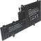 Accu geschikt voor HP EliteBook x360 1030 G2, OM03XL, Li-Polymer, 11.55V, 4900mAh, 57Wh, ingebouwd zonder gereedschap