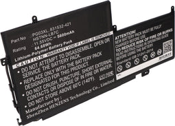 Accu geschikt voor HP Spectre X360, HSTNN-LB7C, PG03XL, 11.55V, 5600mAh