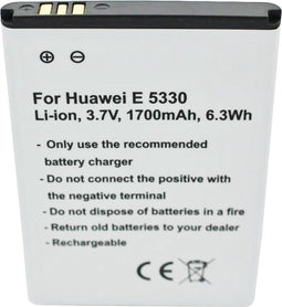 Accu geschikt voor Huawei E5330, MDM9625, HB5F2H 3,7 volt 1700mAh