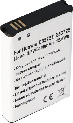 Accu geschikt voor Huawei E5372T, E5372S, Li-ion, 3.7V, 3400mAh, 12.6Wh
