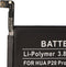 Accu geschikt voor Huawei P20 Pro, Li-Polymer, 3.8V, 4000mAh, 15.2Wh, ingebouwd, zonder gereedschap