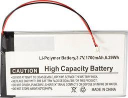 Accu geschikt voor Iriver H110, H120, H320, H340, I600 1700mAh